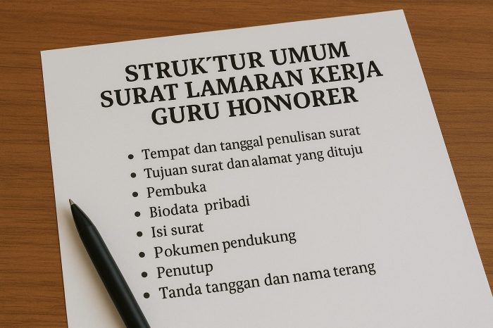 Penulisan alamat surat lamaran pekerjaan yang benar adalah